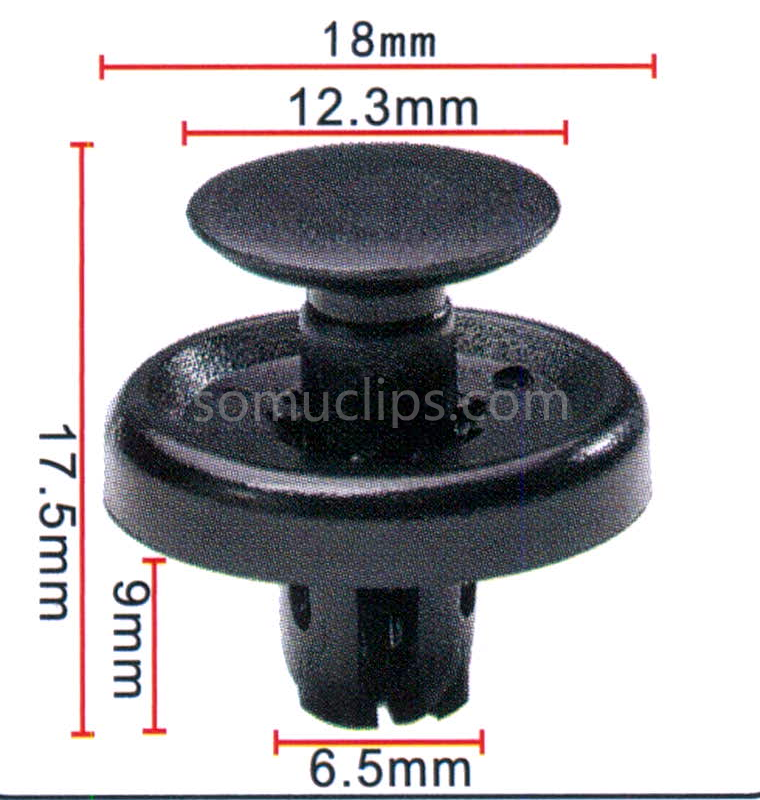 Universal Push Retainer for Toyota for Subaru For GM