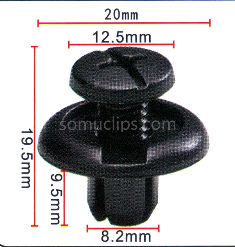 auto fastener & clip bumper retainer clip for Honda
