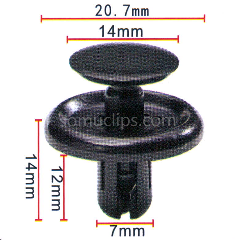 Auto fastener & clip fender liner clips fasteners for Toyota