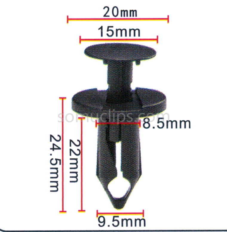 Plastic fasteners bumper clips fender clips for Ford for Chrysl for VW for Land rover for GM
