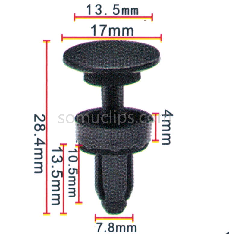 Car plastic fastener clips for Honda