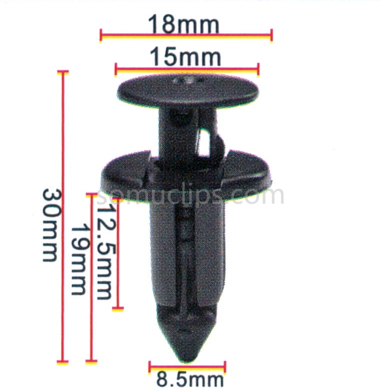 Lower side beam of car door car clips for Toyota