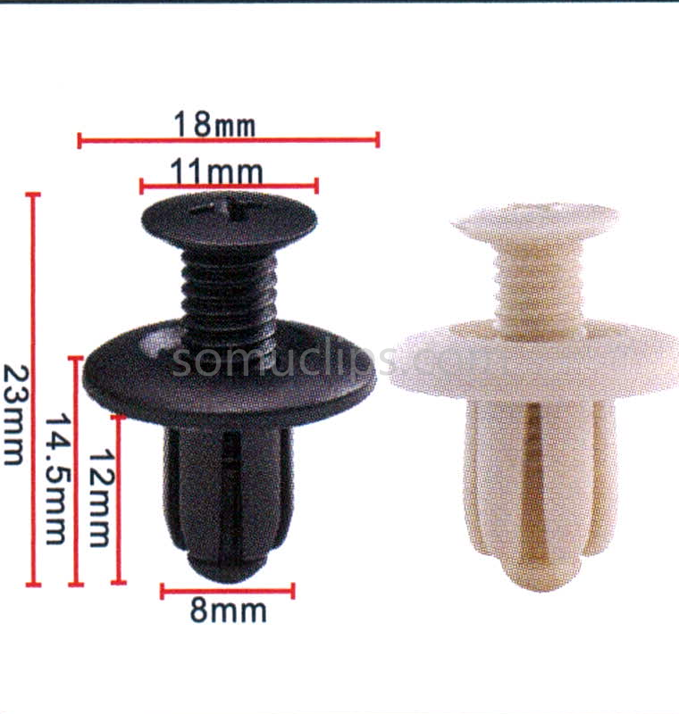 Car rear bumper fastener retainer for Hyundai